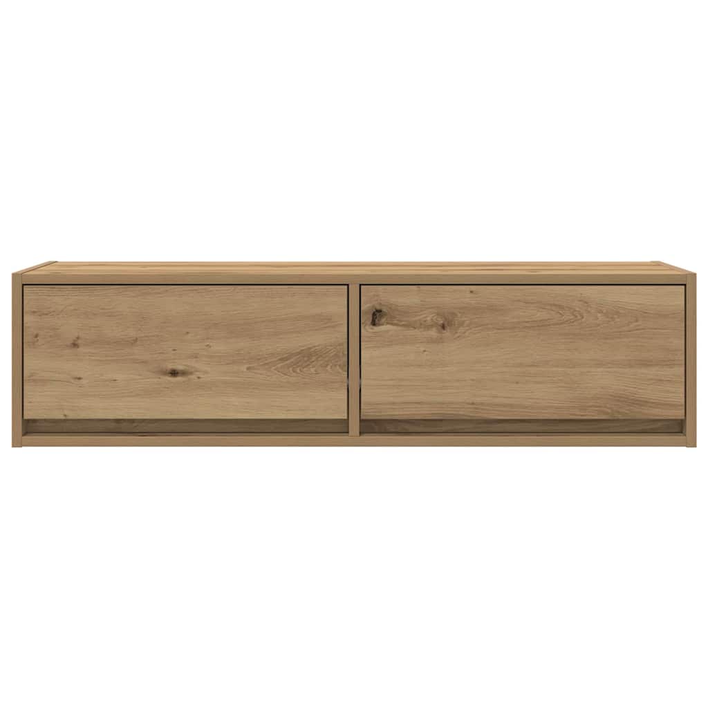 TV-kast artisanaal eikenkleurig 100 x 31 x 25,5 cm Bewerkt hout is nu te koop bij PeponiXL, paradijselijk wonen!