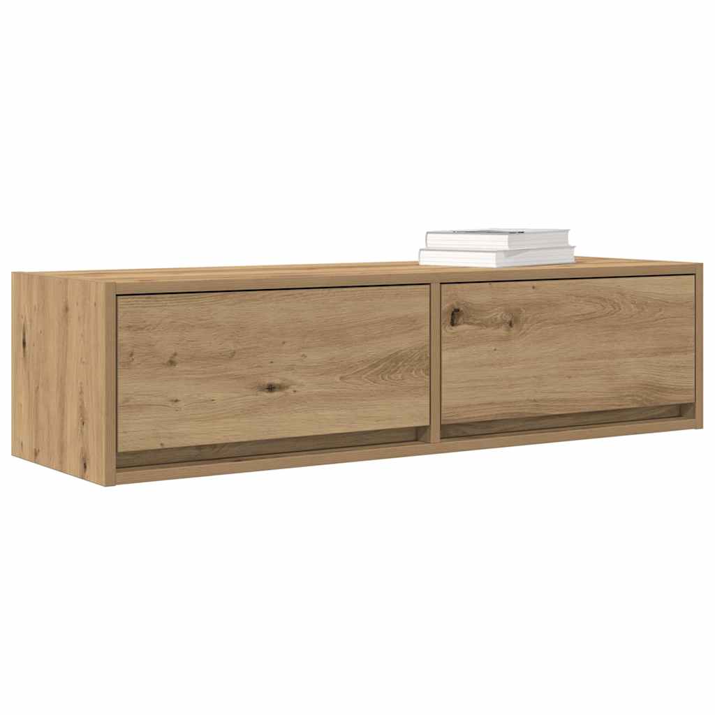 TV-kast artisanaal eikenkleurig 100 x 31 x 25,5 cm Bewerkt hout is nu te koop bij PeponiXL, paradijselijk wonen!
