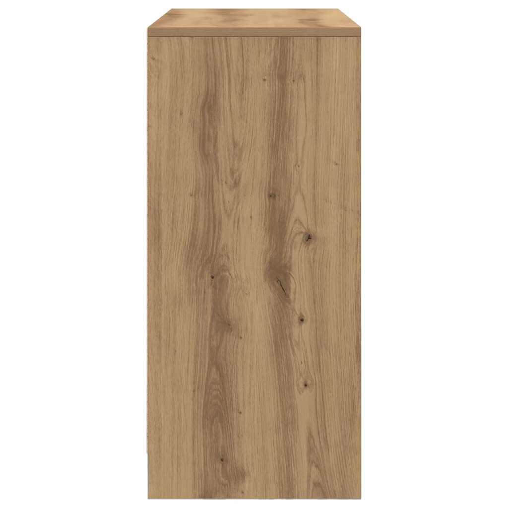 Dressoir lade 80x34x76 cm spaanplaat artisanaal eikenkleurig is nu te koop bij PeponiXL, paradijselijk wonen!