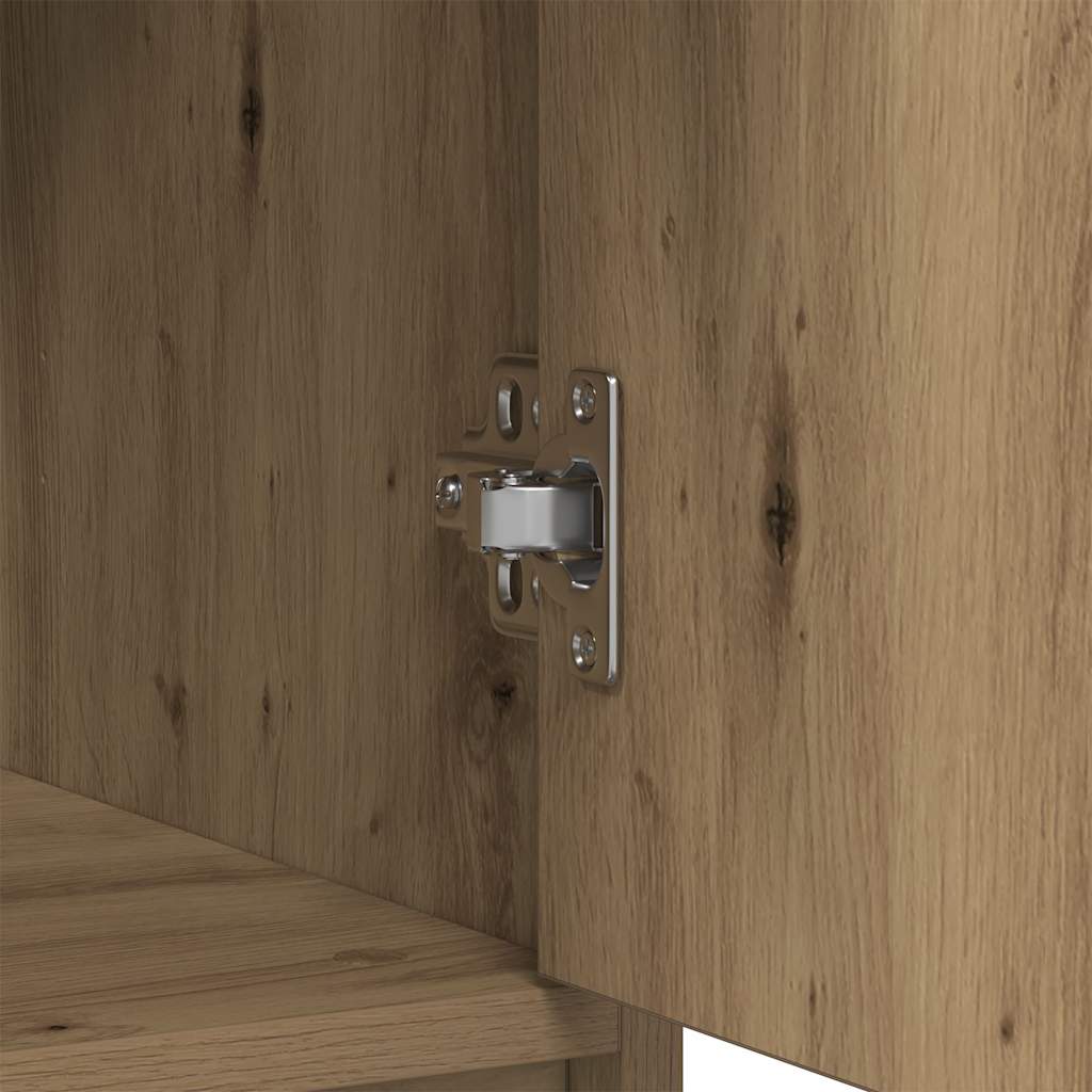 Dressoir lade 80x34x76 cm spaanplaat artisanaal eikenkleurig is nu te koop bij PeponiXL, paradijselijk wonen!