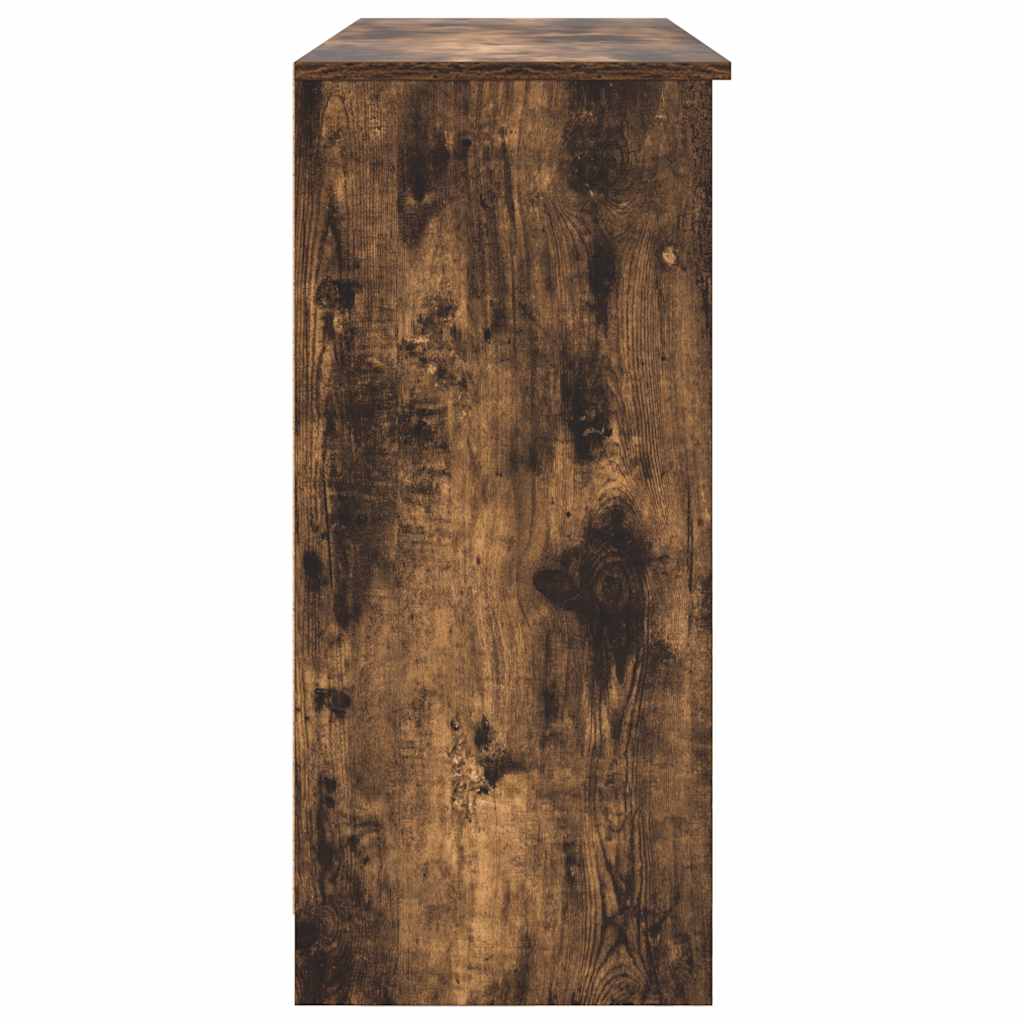 Dressoir met lade 101x35x76 cm spaanplaat gerookt eikenkleurig is nu te koop bij PeponiXL, paradijselijk wonen!