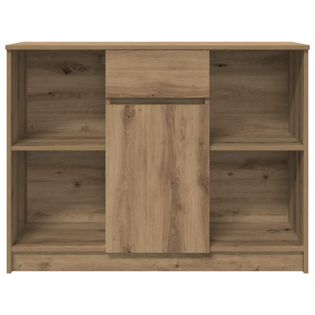 Dressoir lade 101x35x76 cm spaanplaat artisanaal eikenkleurig is nu te koop bij PeponiXL, paradijselijk wonen!