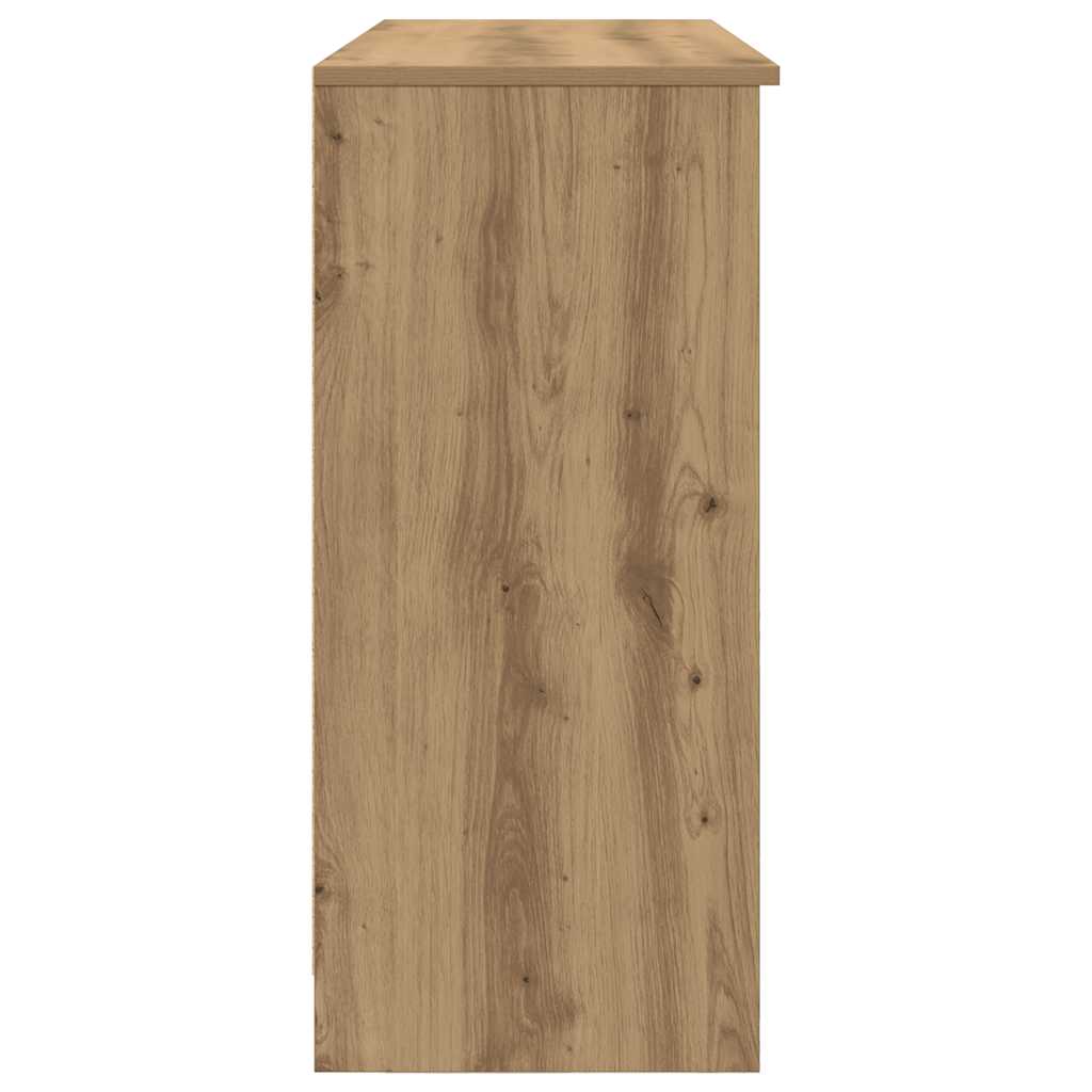 Dressoir lade 101x35x76 cm spaanplaat artisanaal eikenkleurig is nu te koop bij PeponiXL, paradijselijk wonen!