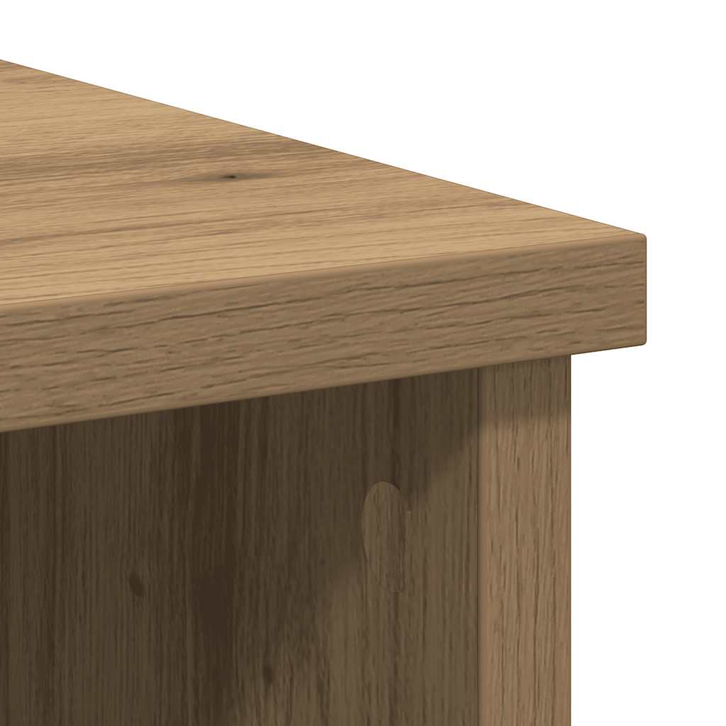 Dressoir lade 101x35x76 cm spaanplaat artisanaal eikenkleurig is nu te koop bij PeponiXL, paradijselijk wonen!