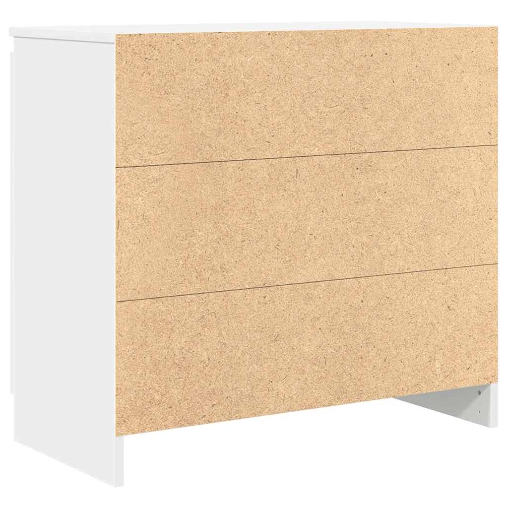 Dressoir met lade 71x35x65 cm spaanplaat wit is nu te koop bij PeponiXL, paradijselijk wonen!