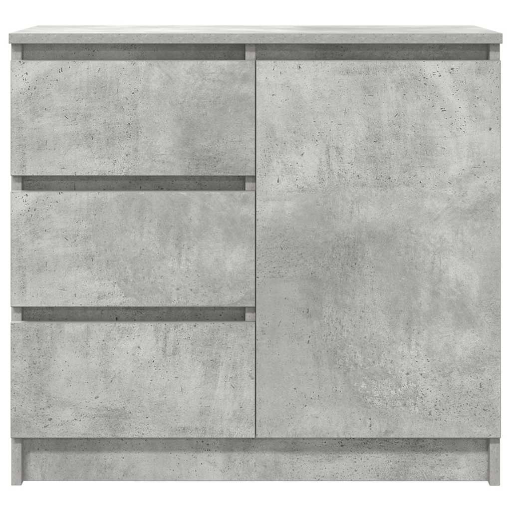 Dressoir met lade 71x35x65 cm spaanplaat betongrijs is nu te koop bij PeponiXL, paradijselijk wonen!
