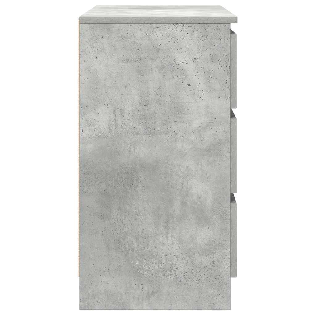 Dressoir met lade 71x35x65 cm spaanplaat betongrijs is nu te koop bij PeponiXL, paradijselijk wonen!