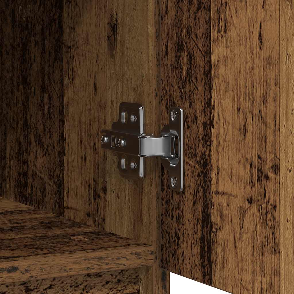 Dressoir met lade 71x35x65 cm spaanplaat oud hout is nu te koop bij PeponiXL, paradijselijk wonen!