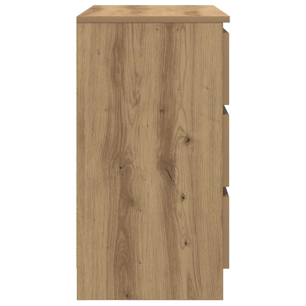 Dressoir lade 71x35x65 cm spaanplaat artisanaal eikenkleurig is nu te koop bij PeponiXL, paradijselijk wonen!