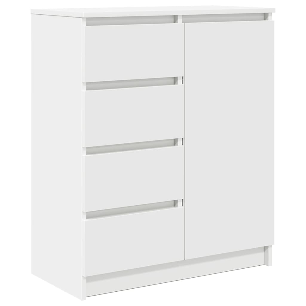 Dressoir met lades 71x35x84 cm spaanplaat wit is nu te koop bij PeponiXL, paradijselijk wonen!
