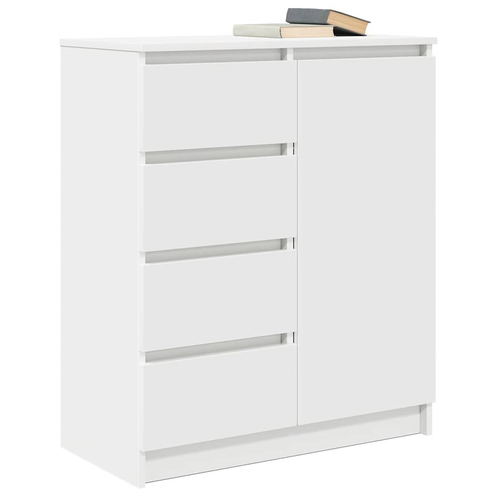Dressoir met lades 71x35x84 cm spaanplaat wit is nu te koop bij PeponiXL, paradijselijk wonen!