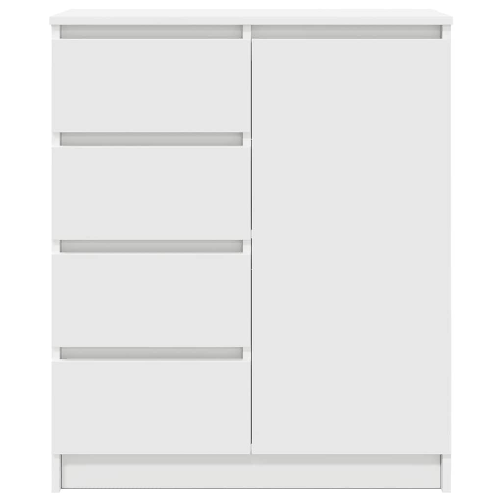 Dressoir met lades 71x35x84 cm spaanplaat wit is nu te koop bij PeponiXL, paradijselijk wonen!