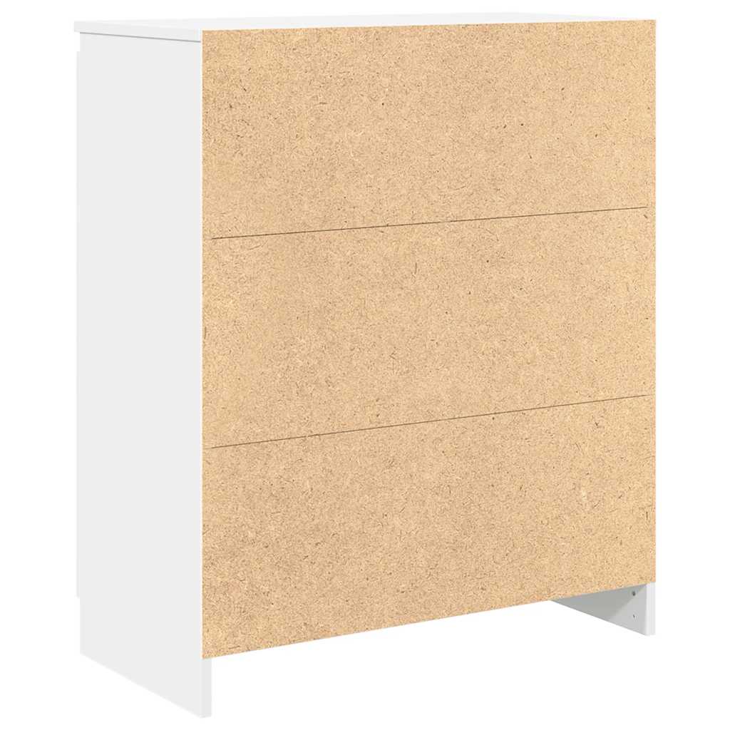 Dressoir met lades 71x35x84 cm spaanplaat wit is nu te koop bij PeponiXL, paradijselijk wonen!