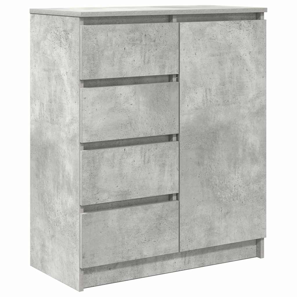 Dressoir met lades 71x35x84 cm spaanplaat betongrijs is nu te koop bij PeponiXL, paradijselijk wonen!