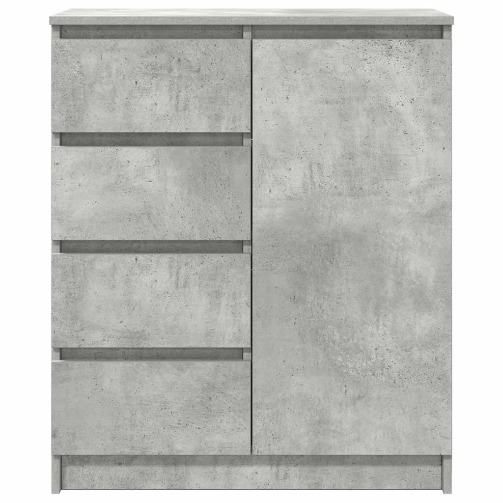 Dressoir met lades 71x35x84 cm spaanplaat betongrijs is nu te koop bij PeponiXL, paradijselijk wonen!