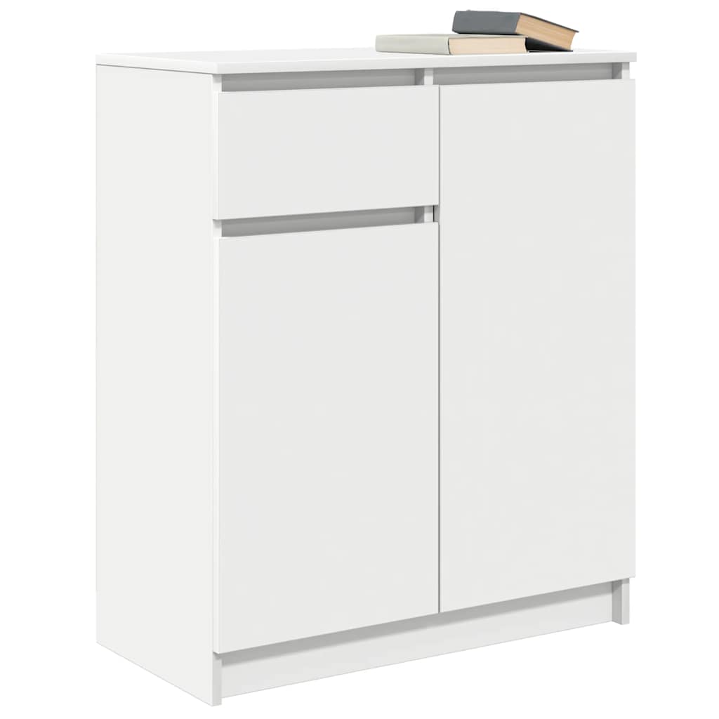 Dressoir met lade 71x35x84 cm spaanplaat wit is nu te koop bij PeponiXL, paradijselijk wonen!