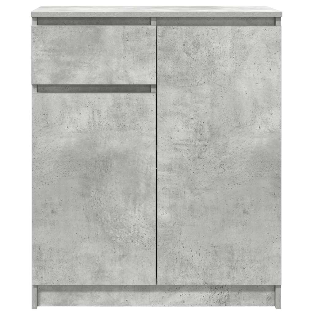 Dressoir met lade 71x35x84 cm spaanplaat betongrijs is nu te koop bij PeponiXL, paradijselijk wonen!