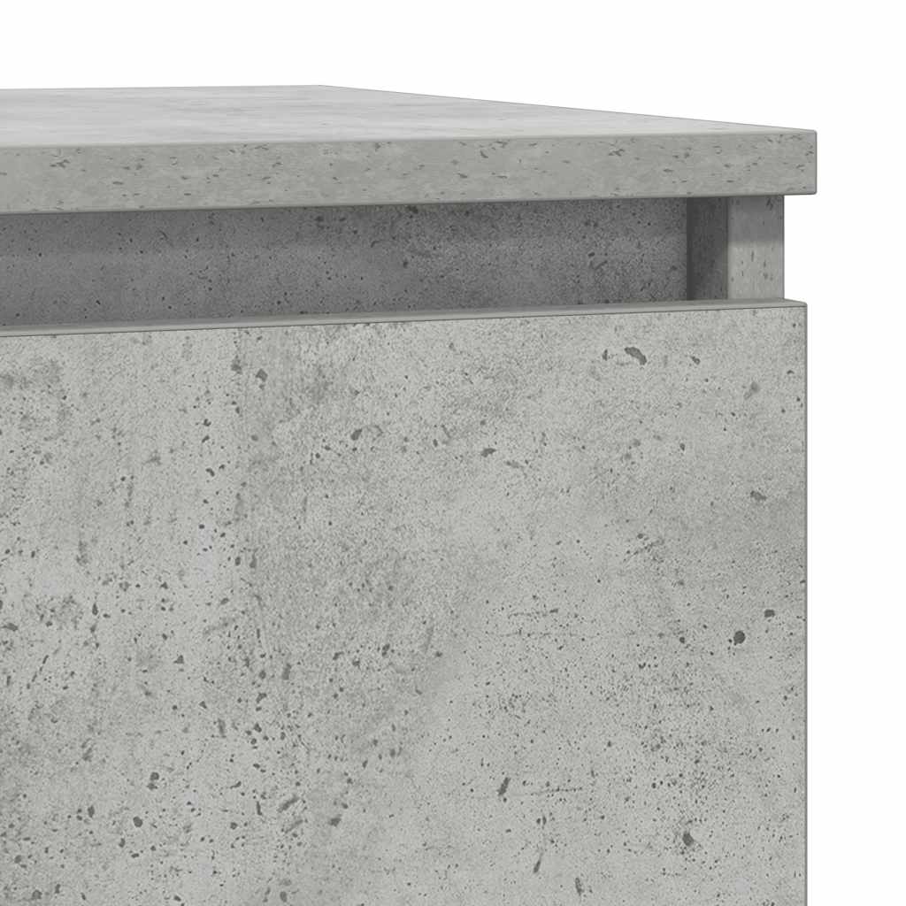 Dressoir met lade 71x35x84 cm spaanplaat betongrijs is nu te koop bij PeponiXL, paradijselijk wonen!