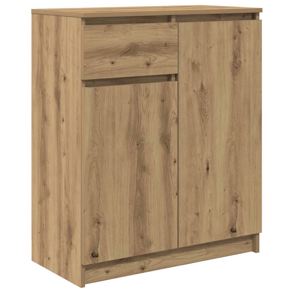 Dressoir lade 71x35x84 cm spaanplaat artisanaal eikenkleurig is nu te koop bij PeponiXL, paradijselijk wonen!