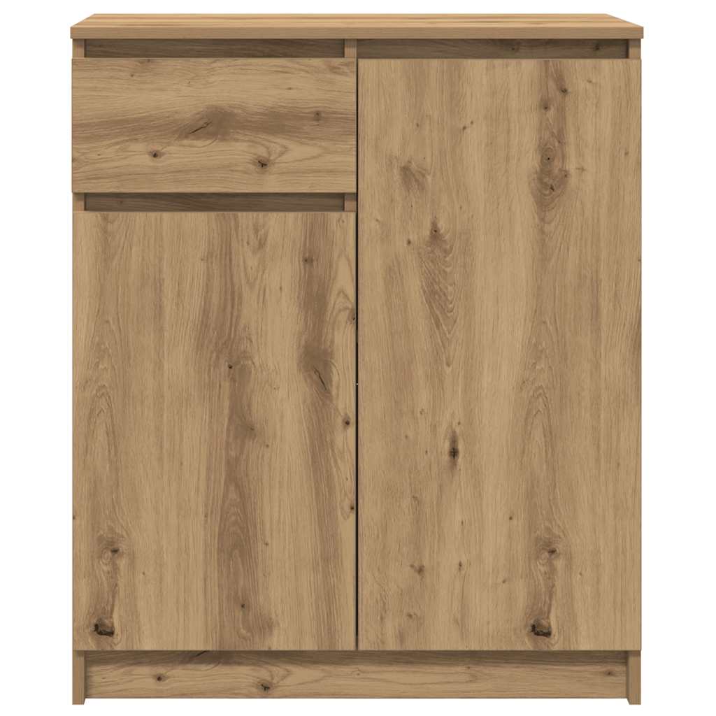 Dressoir lade 71x35x84 cm spaanplaat artisanaal eikenkleurig is nu te koop bij PeponiXL, paradijselijk wonen!