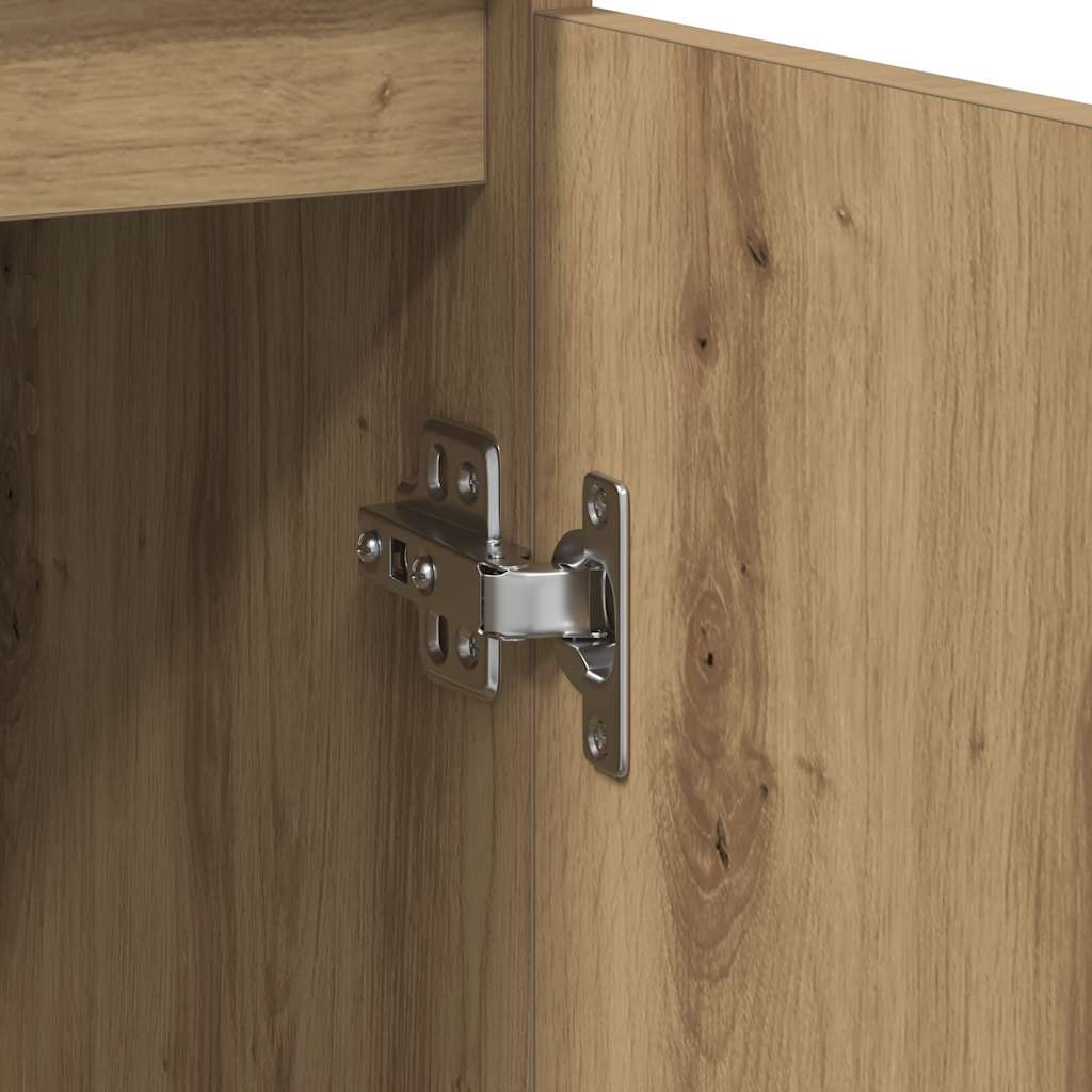 Dressoir lade 71x35x84 cm spaanplaat artisanaal eikenkleurig is nu te koop bij PeponiXL, paradijselijk wonen!