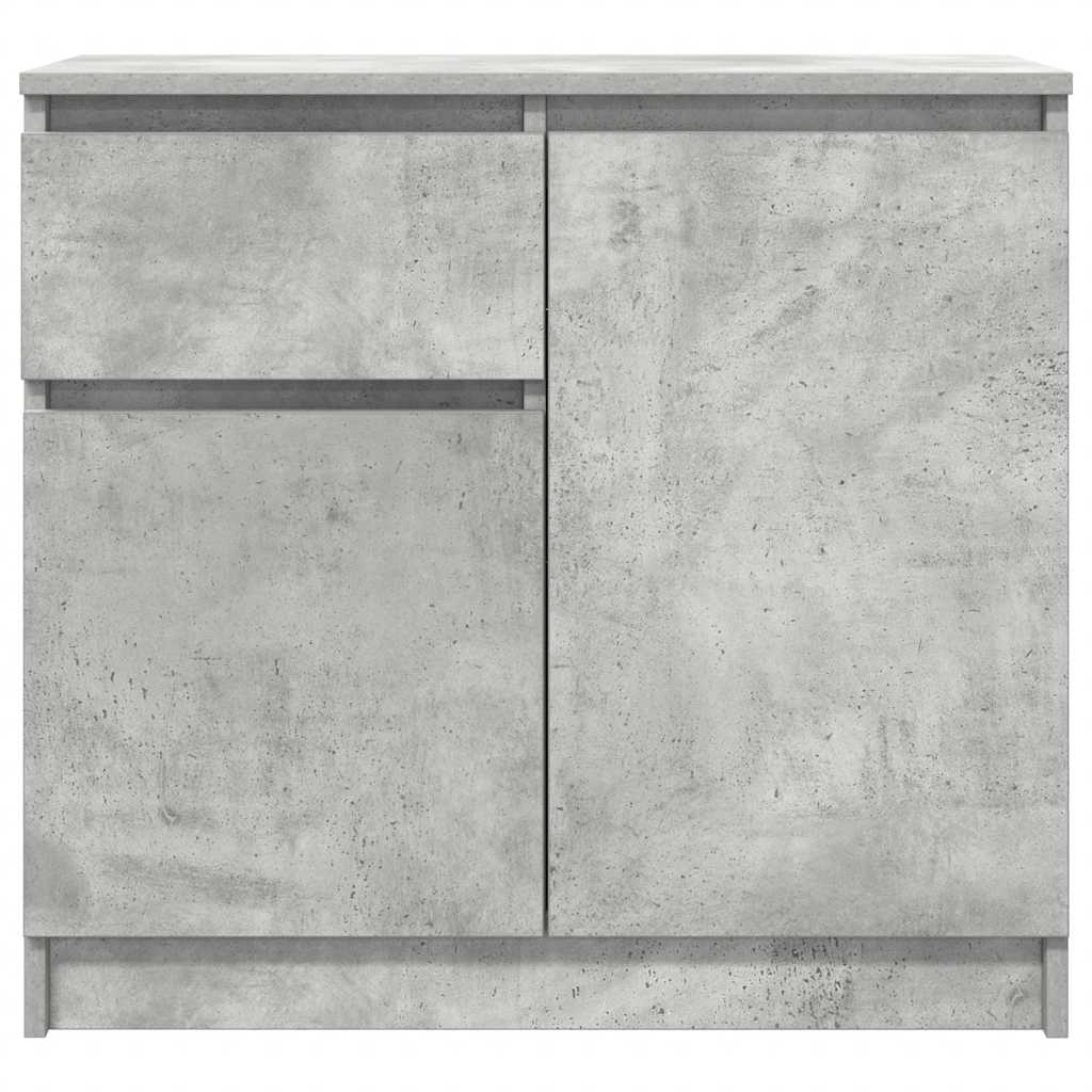Dressoir met lade 71x35x65 cm spaanplaat betongrijs is nu te koop bij PeponiXL, paradijselijk wonen!