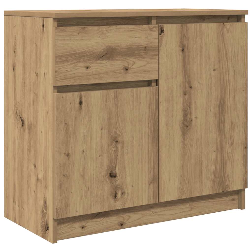 Dressoir lade 71x35x65 cm spaanplaat artisanaal eikenkleurig is nu te koop bij PeponiXL, paradijselijk wonen!