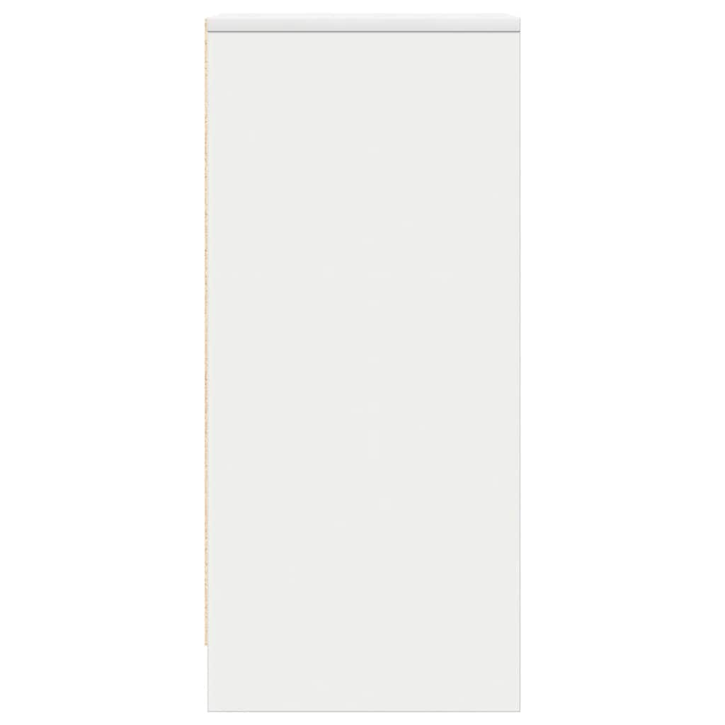 Dressoir 29,5x34x76 cm spaanplaat wit is nu te koop bij PeponiXL, paradijselijk wonen!