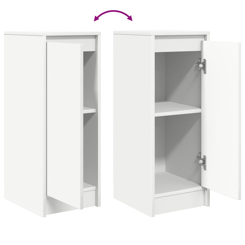 Dressoir 29,5x34x76 cm spaanplaat wit is nu te koop bij PeponiXL, paradijselijk wonen!