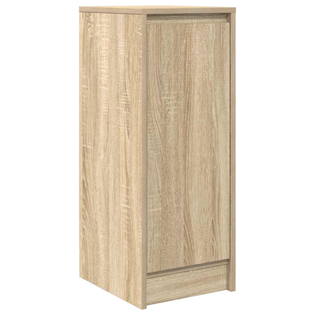 Dressoir 29,5x34x76 cm bewerkt hout sonoma eikenkleurig is nu te koop bij PeponiXL, paradijselijk wonen!