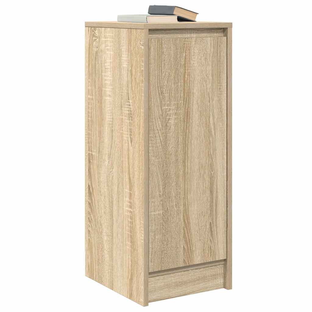 Dressoir 29,5x34x76 cm bewerkt hout sonoma eikenkleurig is nu te koop bij PeponiXL, paradijselijk wonen!