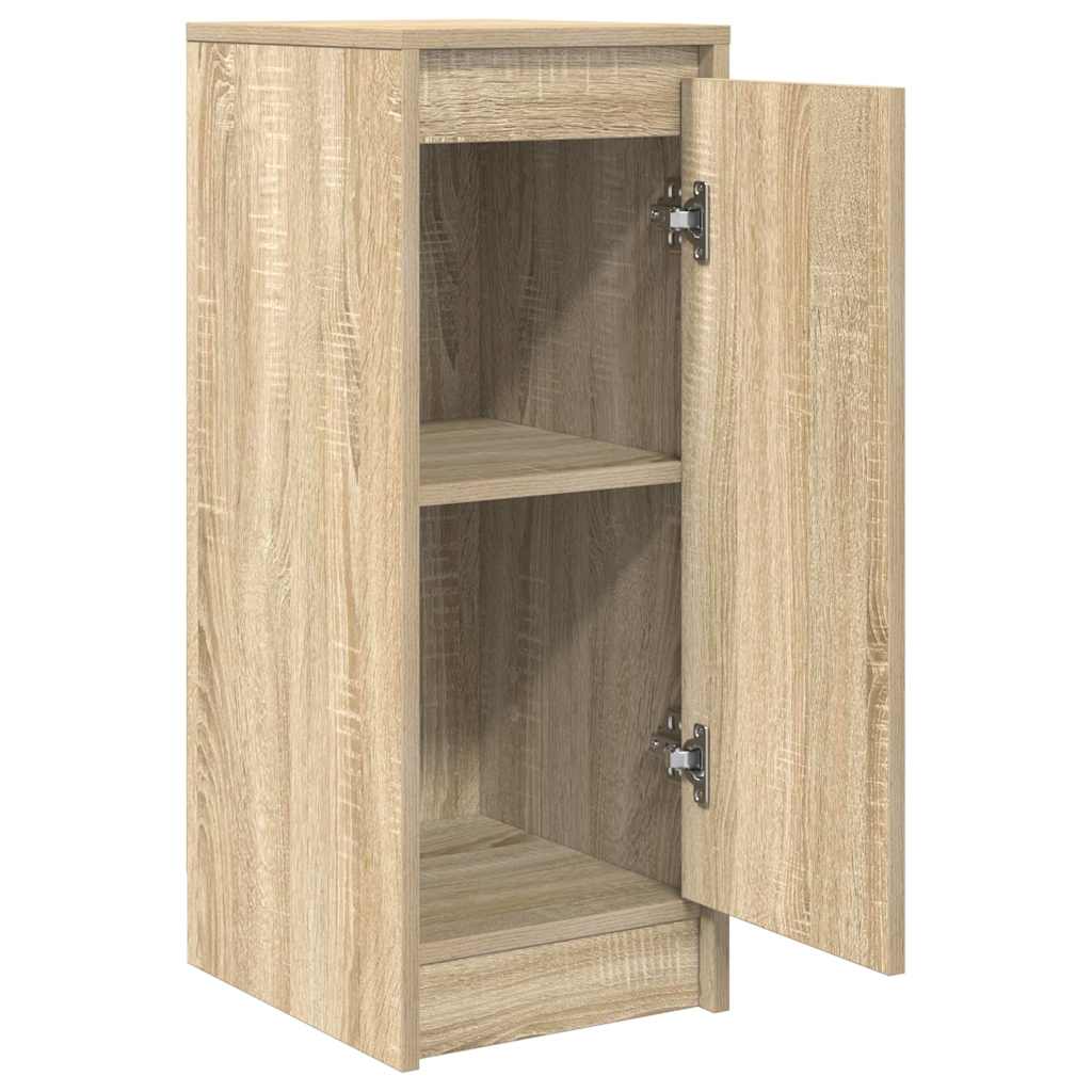 Dressoir 29,5x34x76 cm bewerkt hout sonoma eikenkleurig is nu te koop bij PeponiXL, paradijselijk wonen!