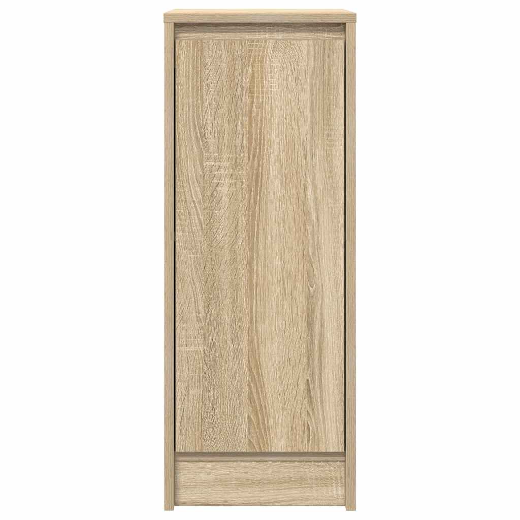 Dressoir 29,5x34x76 cm bewerkt hout sonoma eikenkleurig is nu te koop bij PeponiXL, paradijselijk wonen!