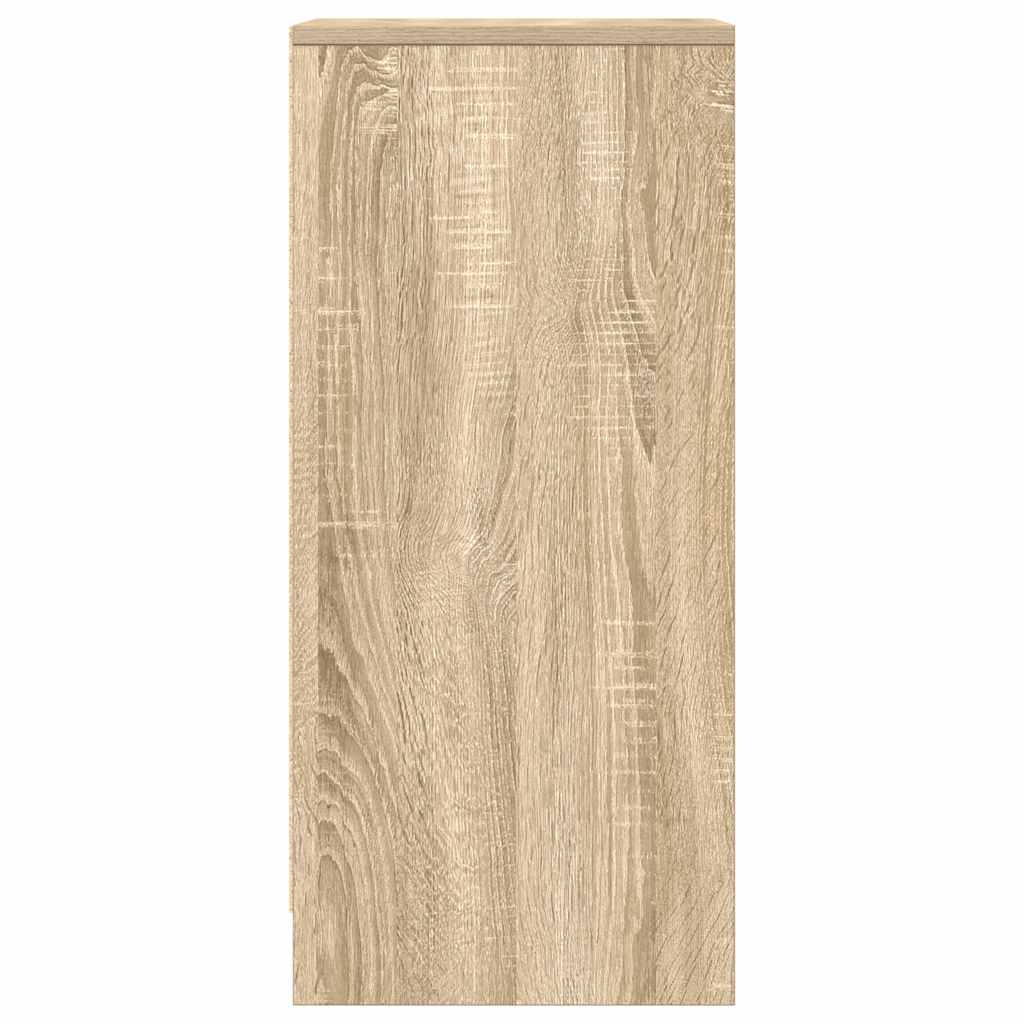 Dressoir 29,5x34x76 cm bewerkt hout sonoma eikenkleurig is nu te koop bij PeponiXL, paradijselijk wonen!