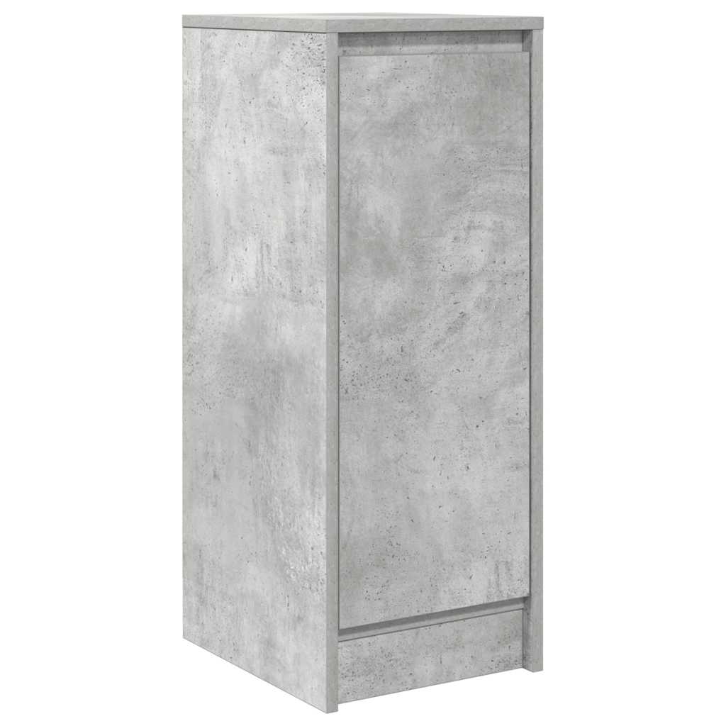 Dressoir 29,5x34x76 cm bewerkt hout betongrijs is nu te koop bij PeponiXL, paradijselijk wonen!