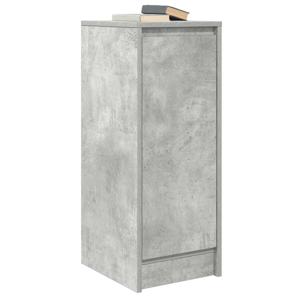 Dressoir 29,5x34x76 cm bewerkt hout betongrijs is nu te koop bij PeponiXL, paradijselijk wonen!