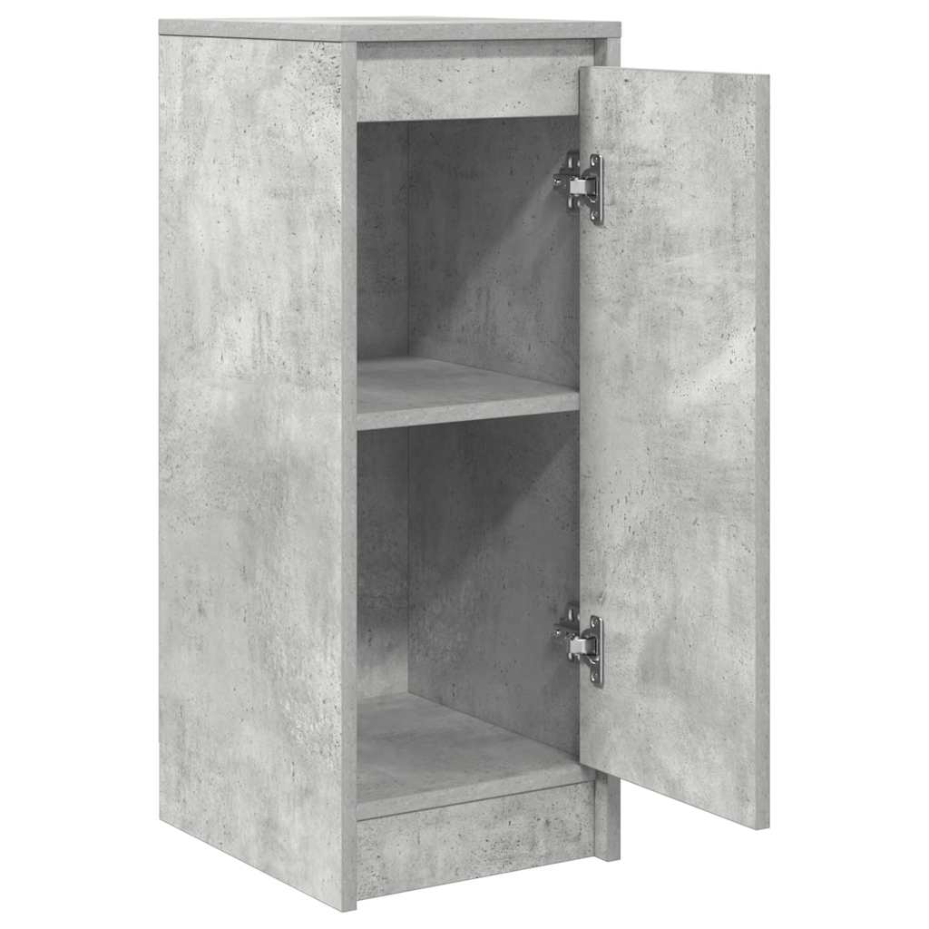 Dressoir 29,5x34x76 cm bewerkt hout betongrijs is nu te koop bij PeponiXL, paradijselijk wonen!