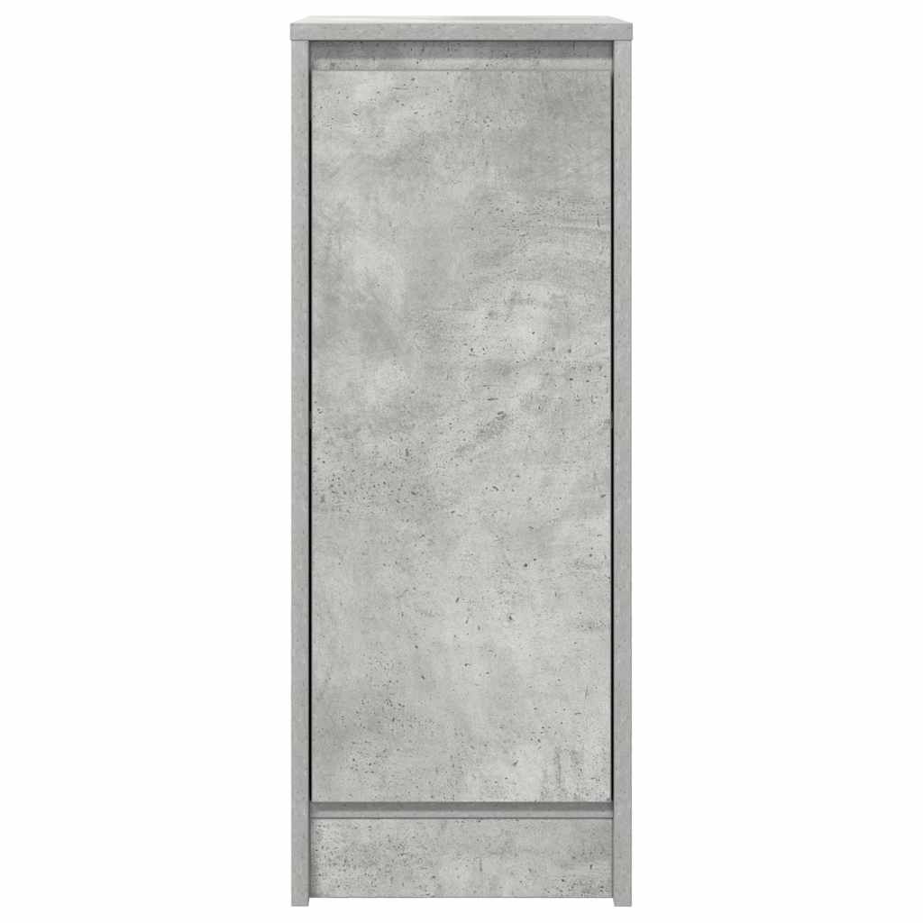 Dressoir 29,5x34x76 cm bewerkt hout betongrijs is nu te koop bij PeponiXL, paradijselijk wonen!