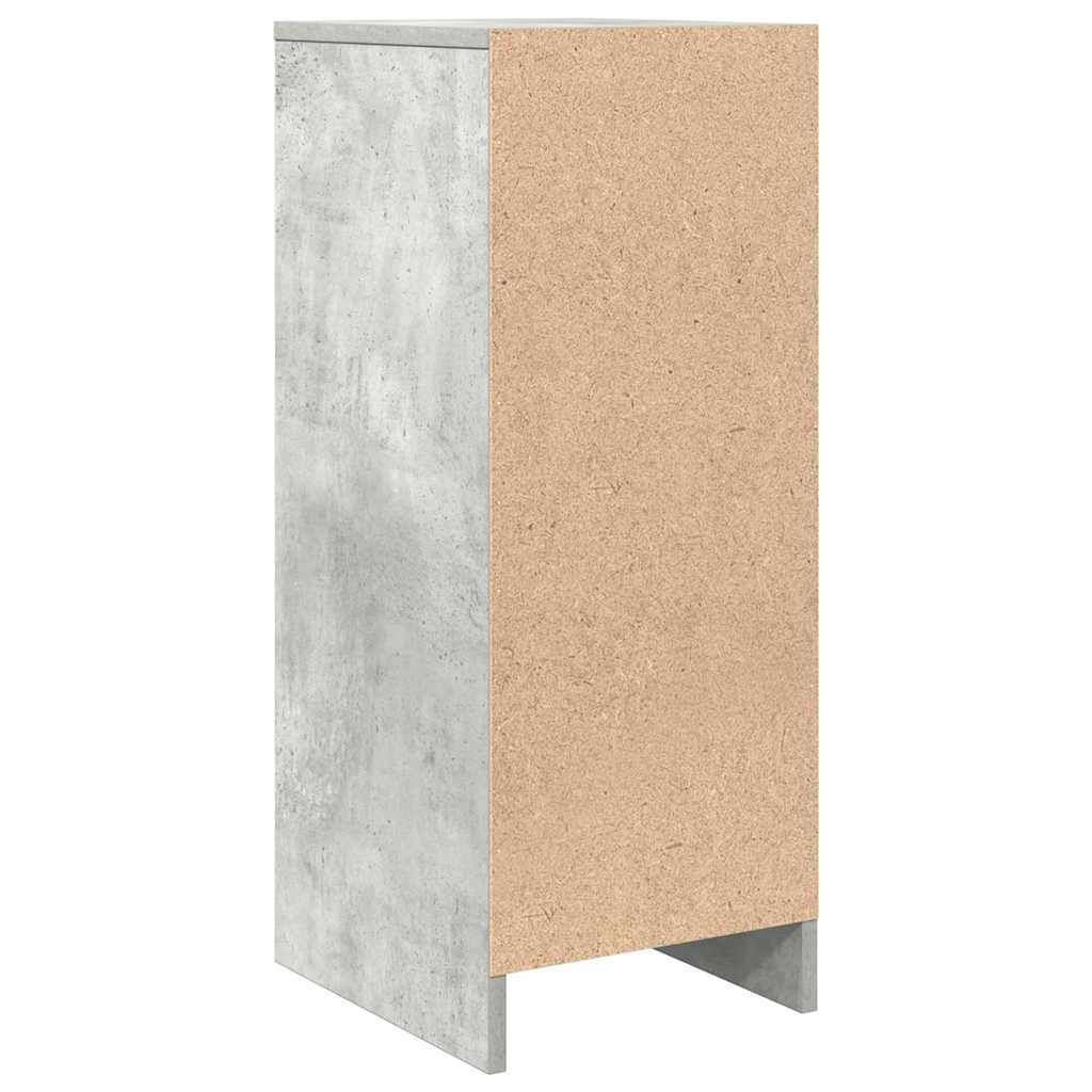 Dressoir 29,5x34x76 cm bewerkt hout betongrijs is nu te koop bij PeponiXL, paradijselijk wonen!