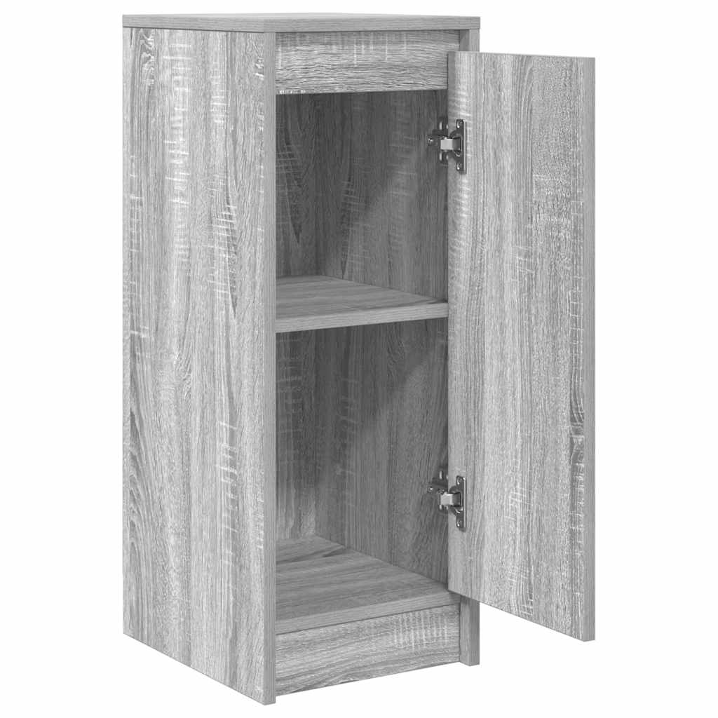Dressoir 29,5x34x76 cm bewerkt hout grijs sonoma eikenkleurig is nu te koop bij PeponiXL, paradijselijk wonen!