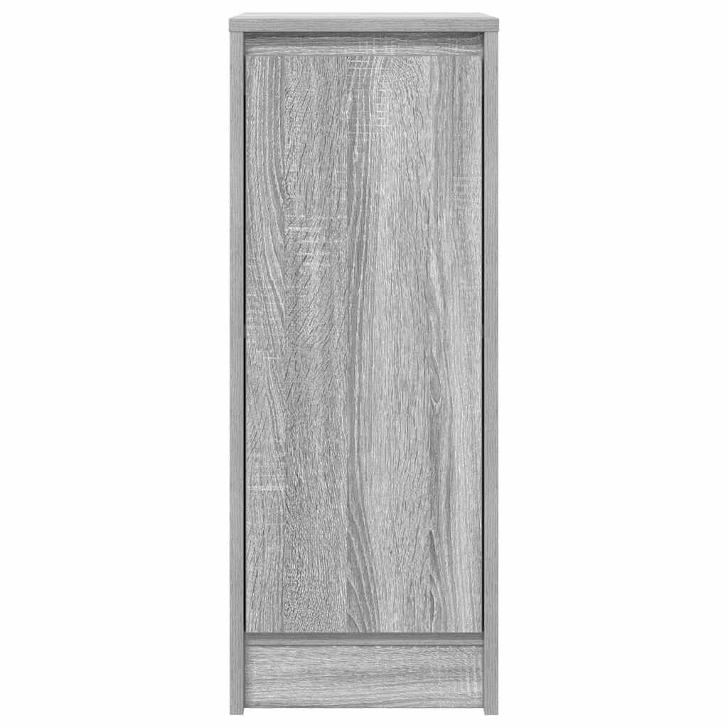 Dressoir 29,5x34x76 cm bewerkt hout grijs sonoma eikenkleurig is nu te koop bij PeponiXL, paradijselijk wonen!