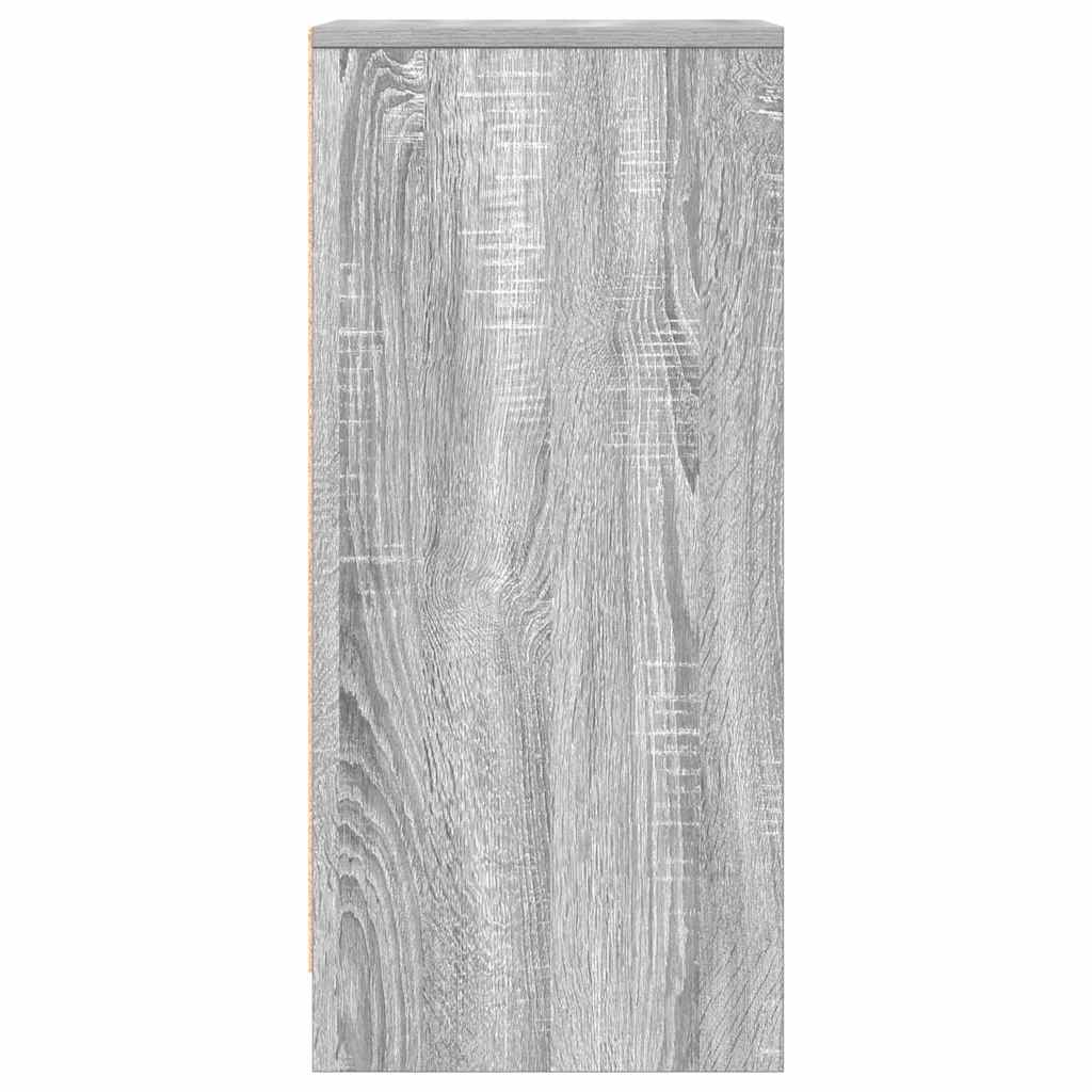 Dressoir 29,5x34x76 cm bewerkt hout grijs sonoma eikenkleurig is nu te koop bij PeponiXL, paradijselijk wonen!