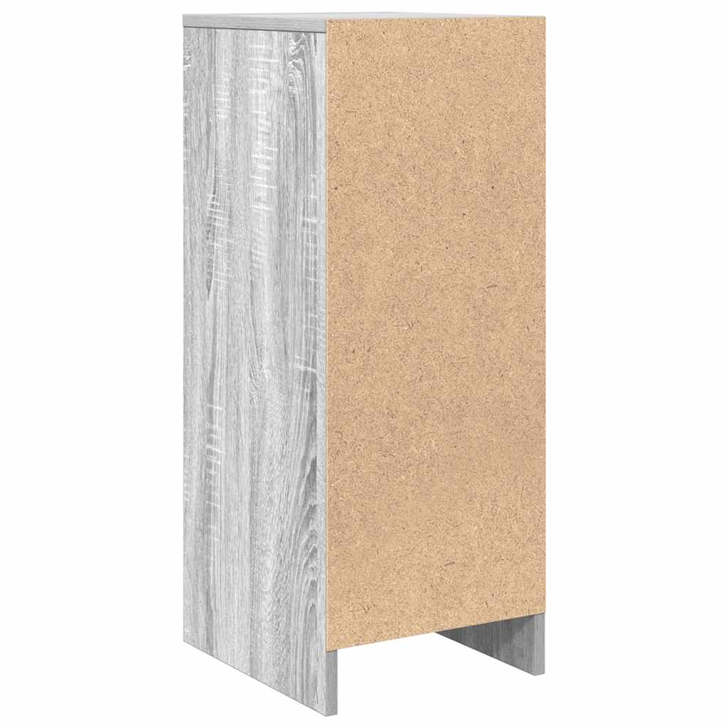 Dressoir 29,5x34x76 cm bewerkt hout grijs sonoma eikenkleurig is nu te koop bij PeponiXL, paradijselijk wonen!