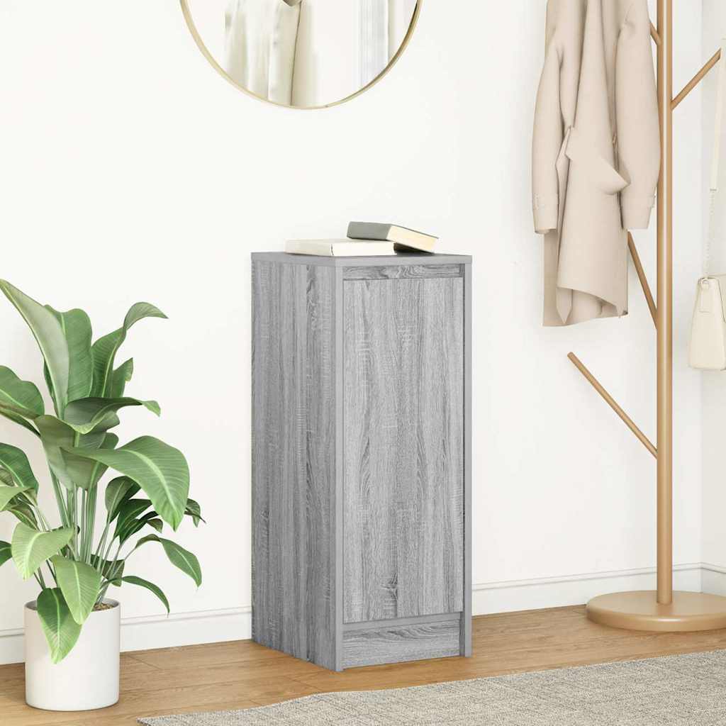Dressoir 29,5x34x76 cm bewerkt hout grijs sonoma eikenkleurig is nu te koop bij PeponiXL, paradijselijk wonen!