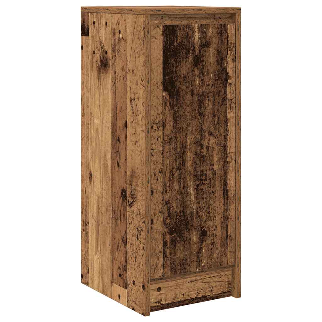 Dressoir 29,5x34x76 cm bewerkt hout oud houtkleurig is nu te koop bij PeponiXL, paradijselijk wonen!