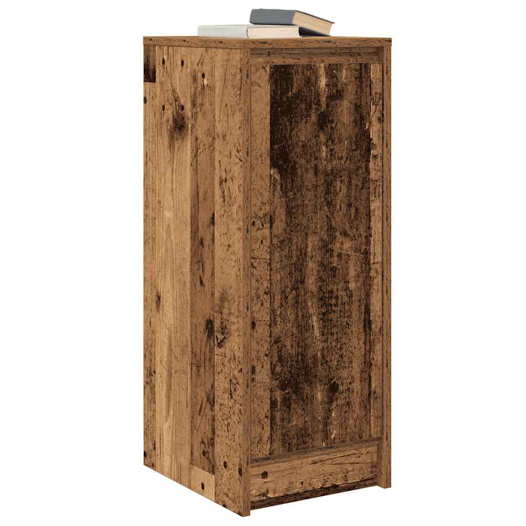 Dressoir 29,5x34x76 cm bewerkt hout oud houtkleurig is nu te koop bij PeponiXL, paradijselijk wonen!