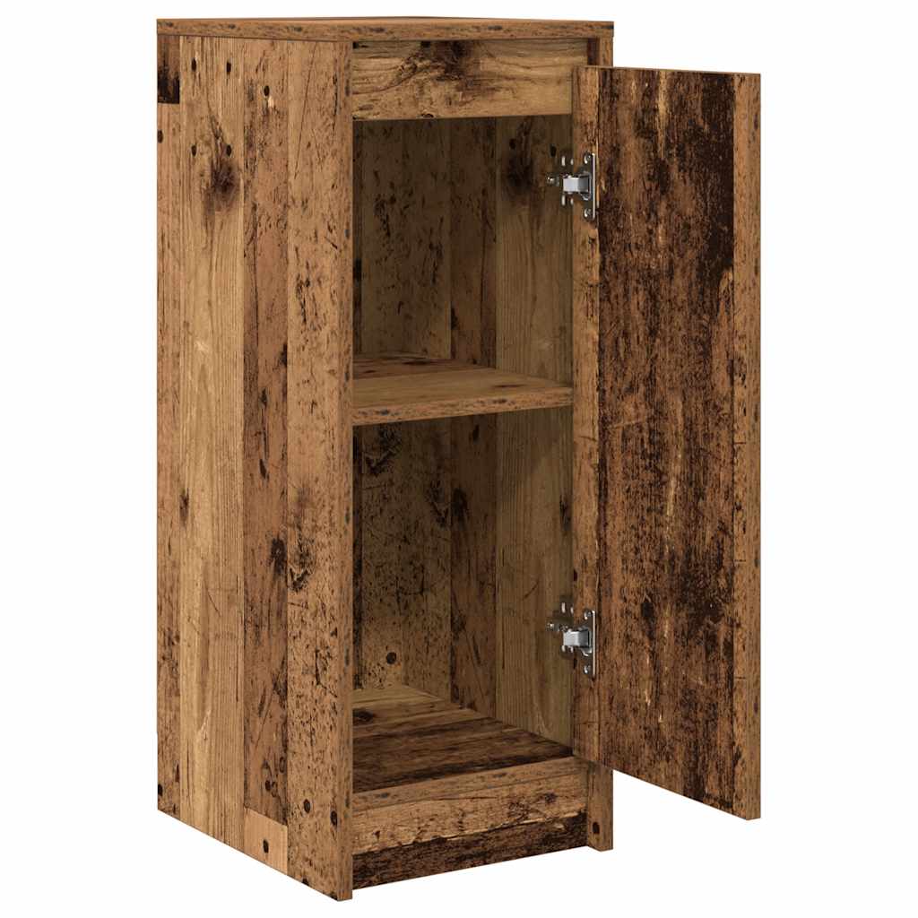 Dressoir 29,5x34x76 cm bewerkt hout oud houtkleurig is nu te koop bij PeponiXL, paradijselijk wonen!