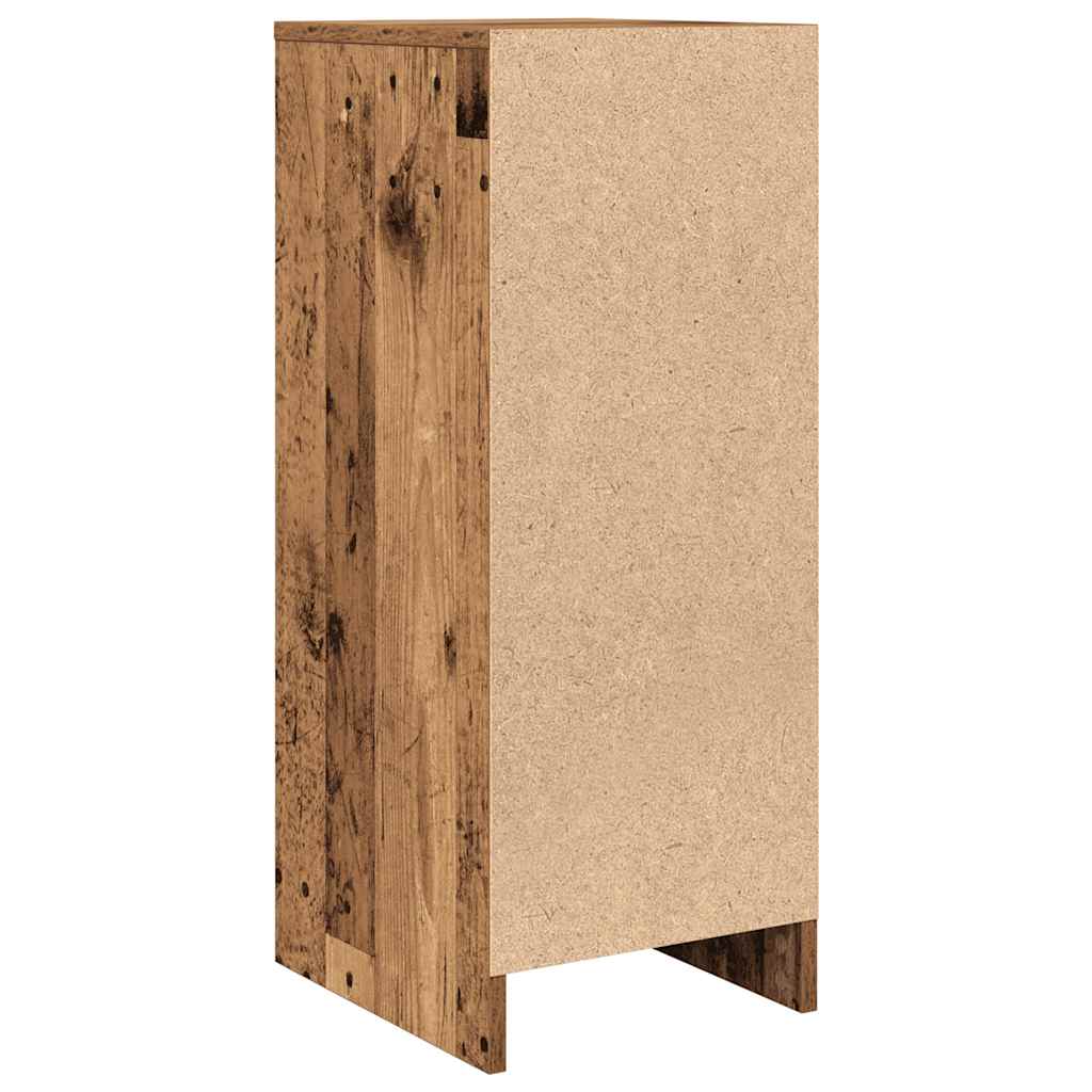 Dressoir 29,5x34x76 cm bewerkt hout oud houtkleurig is nu te koop bij PeponiXL, paradijselijk wonen!
