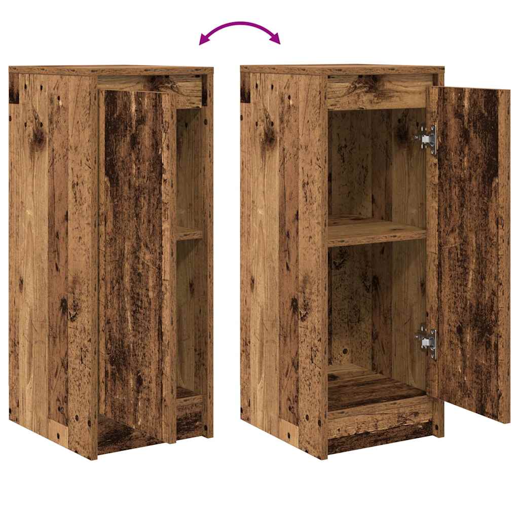 Dressoir 29,5x34x76 cm bewerkt hout oud houtkleurig is nu te koop bij PeponiXL, paradijselijk wonen!