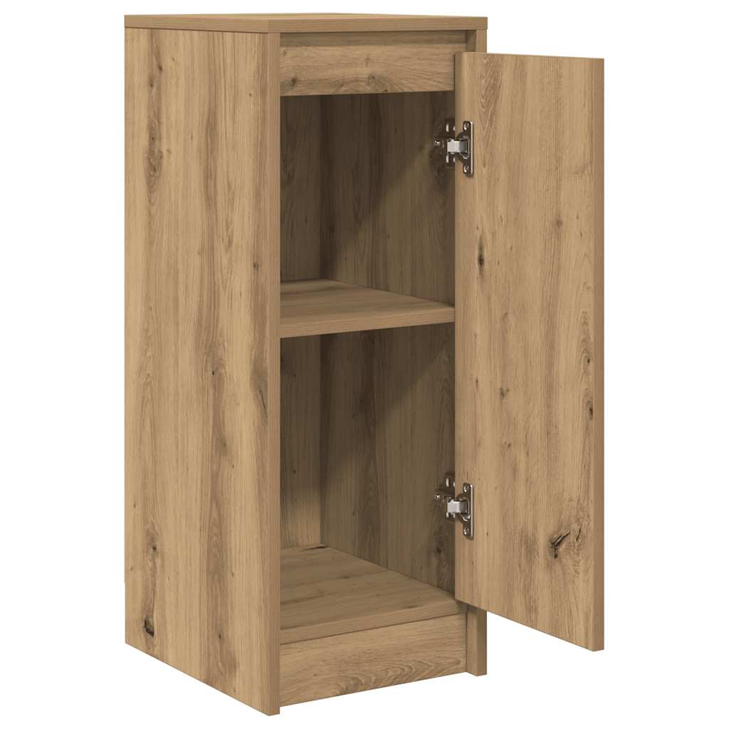 Dressoir 29,5x34x76 cm bewerkt hout artisanaal eikenkleur is nu te koop bij PeponiXL, paradijselijk wonen!